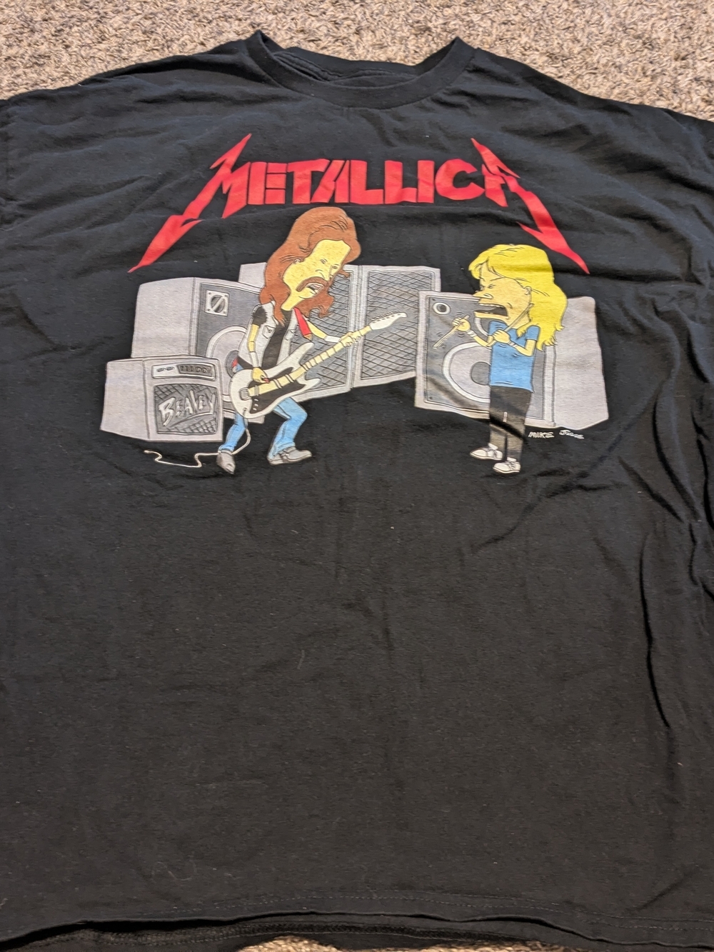 Kids Black Graphic Band Tee